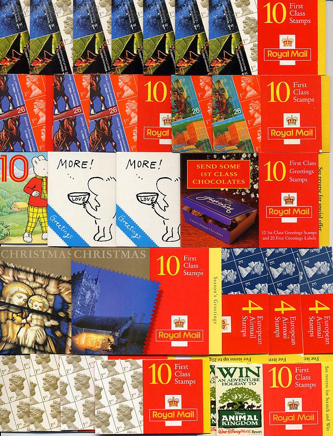 GB - LOT OF 41 INTERESTING BOOKLETS - FACE: £ 128